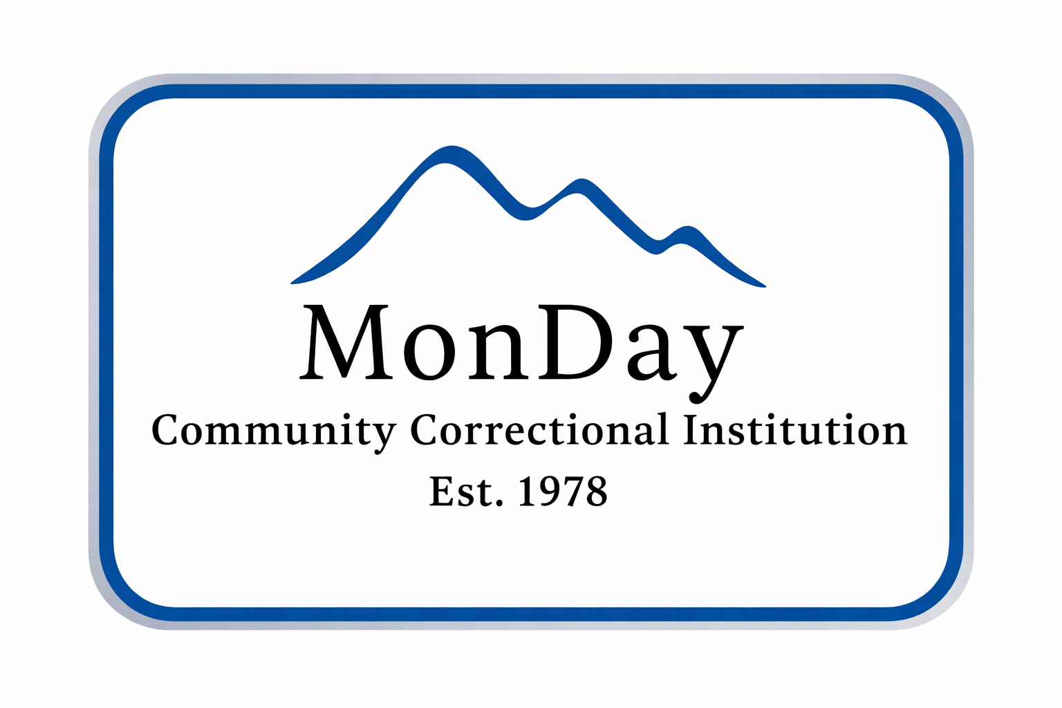 MonDay Community Correctional Institution Logo with frame